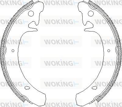 Woking Z4129.00 - Mâchoire de frein cwaw.fr