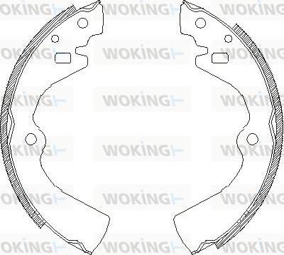 Woking Z4127.00 - Mâchoire de frein cwaw.fr