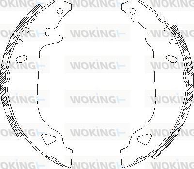 Woking Z4179.00 - Mâchoire de frein cwaw.fr