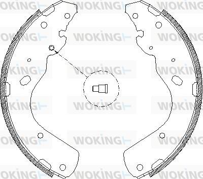 Woking Z4175.00 - Mâchoire de frein cwaw.fr