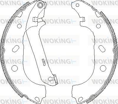 Woking Z4170.00 - Mâchoire de frein cwaw.fr