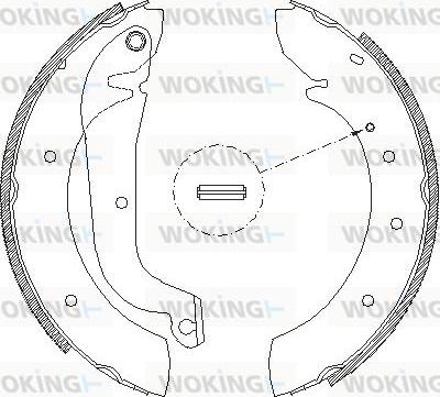 Woking Z4178.00 - Mâchoire de frein cwaw.fr