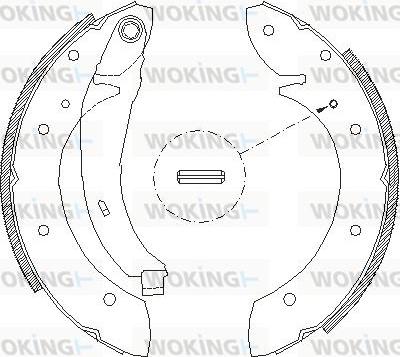 Woking Z4396.02 - Mâchoire de frein cwaw.fr