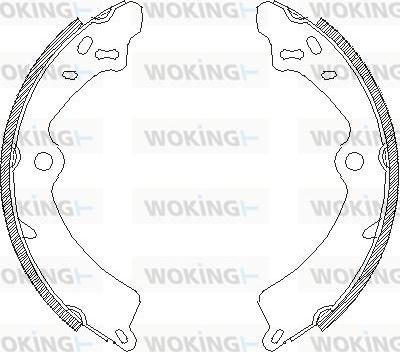 Woking Z4349.00 - Mâchoire de frein cwaw.fr