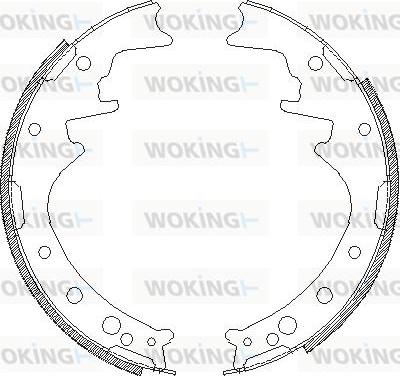 Woking Z4342.00 - Mâchoire de frein cwaw.fr