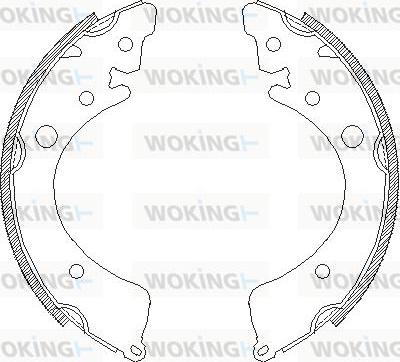 Woking Z4350.00 - Mâchoire de frein cwaw.fr