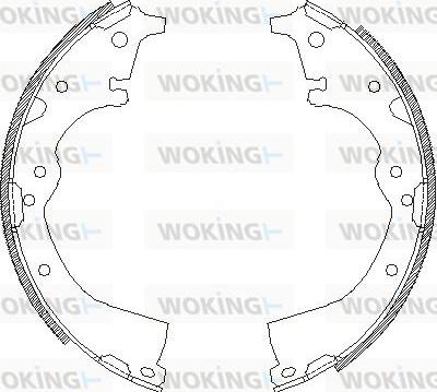 Woking Z4360.00 - Mâchoire de frein cwaw.fr