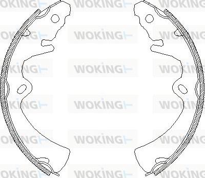 Woking Z4363.00 - Mâchoire de frein cwaw.fr