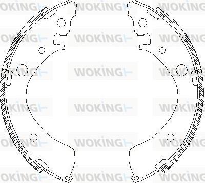 Woking Z4367.01 - Mâchoire de frein cwaw.fr