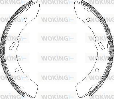 Woking Z4313.00 - Mâchoire de frein cwaw.fr