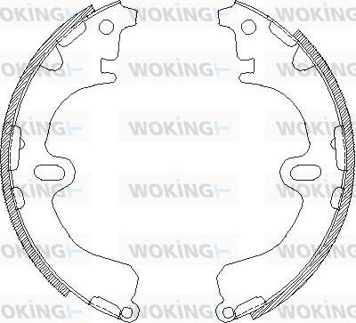 Woking Z4380.00 - Mâchoire de frein cwaw.fr