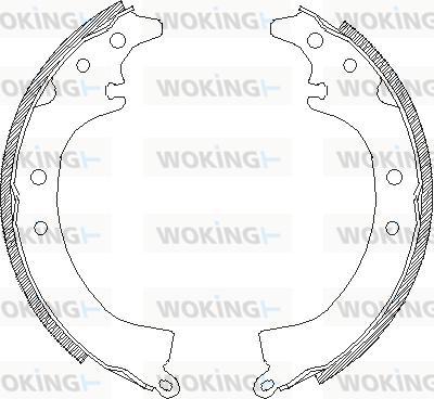 Woking Z4336.00 - Mâchoire de frein cwaw.fr