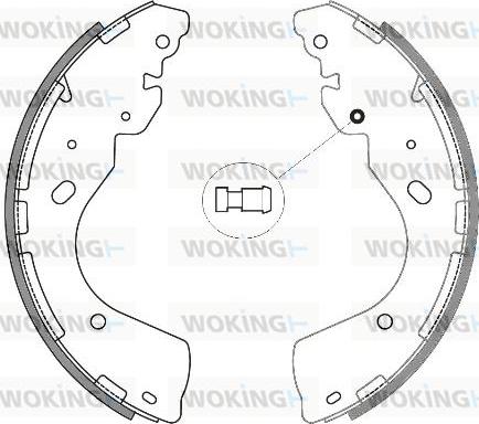 Woking Z4246.00 - Mâchoire de frein cwaw.fr