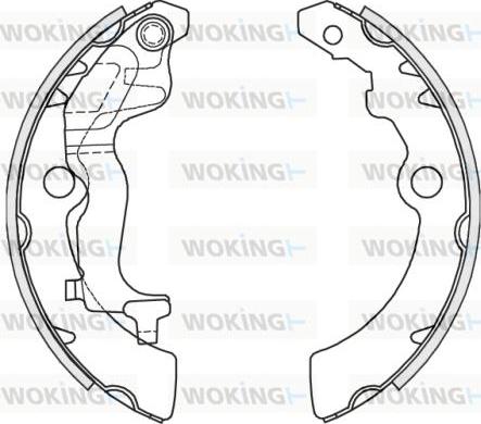 Woking Z4251.00 - Mâchoire de frein cwaw.fr