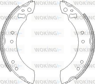 Woking Z4253.00 - Mâchoire de frein cwaw.fr