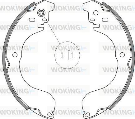 Woking Z4265.00 - Mâchoire de frein cwaw.fr