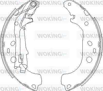 Woking Z4206.00 - Mâchoire de frein cwaw.fr