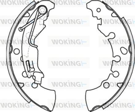 Woking Z4201.00 - Mâchoire de frein cwaw.fr