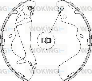 Woking Z4215.00 - Mâchoire de frein cwaw.fr