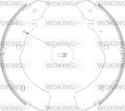 Woking Z4216.00 - Mâchoire de frein cwaw.fr