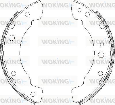 Woking Z4211.00 - Mâchoire de frein cwaw.fr