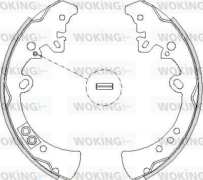 Woking Z4218.00 - Mâchoire de frein cwaw.fr