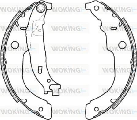 Woking Z4212.00 - Mâchoire de frein cwaw.fr