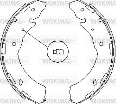 Woking Z4236.00 - Mâchoire de frein cwaw.fr