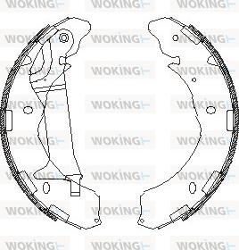 Woking Z4236.02 - Mâchoire de frein cwaw.fr