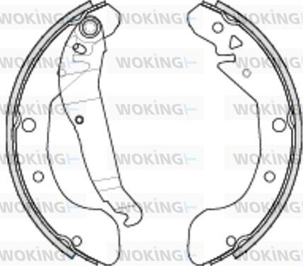 Woking Z4231.00 - Mâchoire de frein cwaw.fr