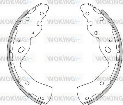 Woking Z4232.01 - Mâchoire de frein cwaw.fr