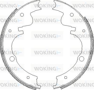 Woking Z4226.00 - Mâchoire de frein cwaw.fr