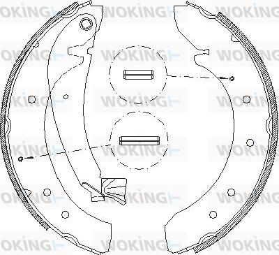 Woking Z4719.00 - Mâchoire de frein cwaw.fr