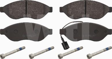 Wti Automotive K971001 - Kit de plaquettes de frein, frein à disque cwaw.fr