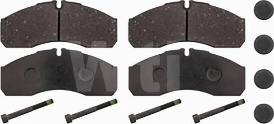 Wti Automotive K971013 - Kit de plaquettes de frein, frein à disque cwaw.fr