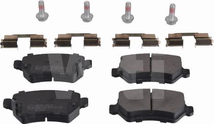 Wti Automotive K851057 - Kit de plaquettes de frein, frein à disque cwaw.fr