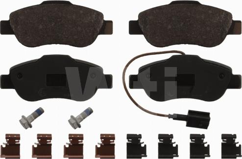 Wti Automotive K851039 - Kit de plaquettes de frein, frein à disque cwaw.fr