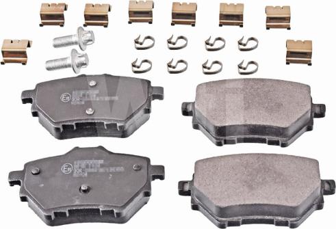 Wti Automotive K851029 - Kit de plaquettes de frein, frein à disque cwaw.fr