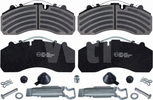 Wti Automotive K714697 - Kit de plaquettes de frein, frein à disque cwaw.fr