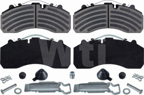 Wti Automotive K715902 - Kit de plaquettes de frein, frein à disque cwaw.fr