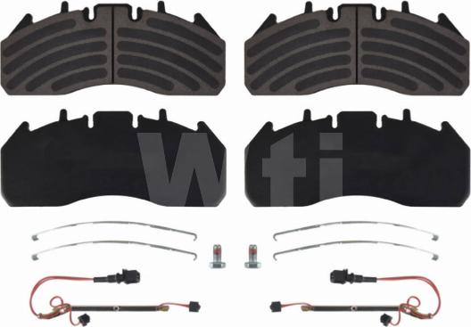 Wti Automotive K715845 - Kit de plaquettes de frein, frein à disque cwaw.fr