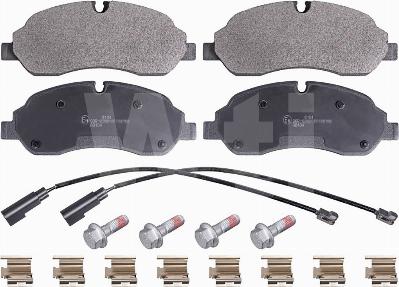 Wti Automotive K711223 - Kit de plaquettes de frein, frein à disque cwaw.fr