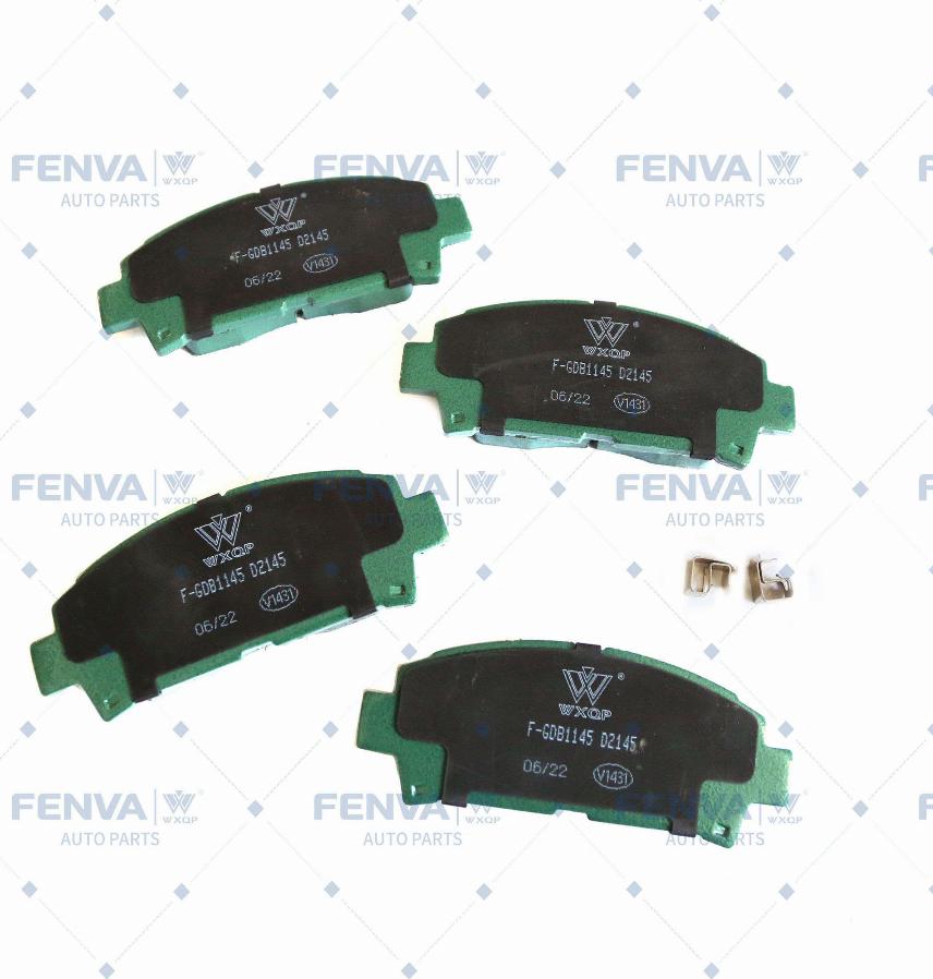 WXQP 40443 - Kit de plaquettes de frein, frein à disque cwaw.fr