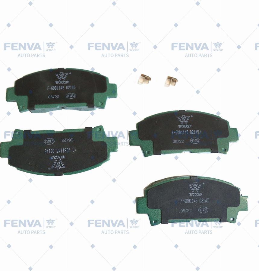 WXQP 40443 - Kit de plaquettes de frein, frein à disque cwaw.fr