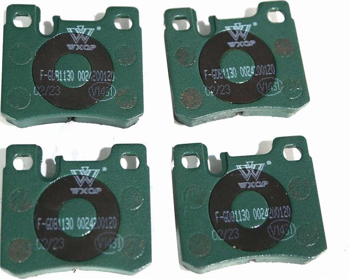 WXQP 140217 - Kit de plaquettes de frein, frein à disque cwaw.fr