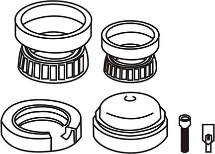 WXQP 160901 - Kit de roulements de roue cwaw.fr