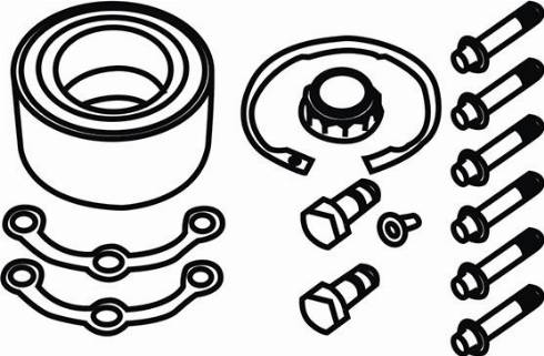 WXQP 161343 - Kit de roulements de roue cwaw.fr