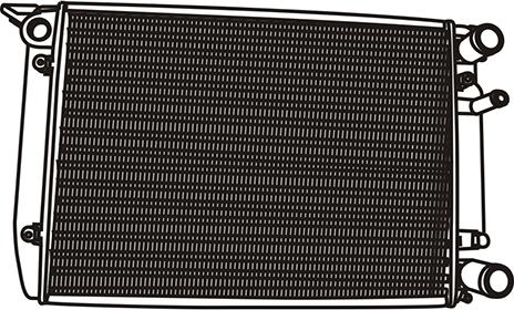 WXQP 120457 - Radiateur, refroidissement du moteur cwaw.fr