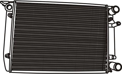 WXQP 120461 - Radiateur, refroidissement du moteur cwaw.fr