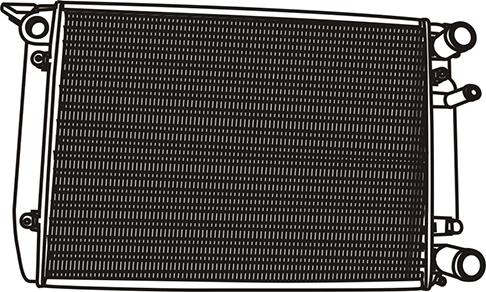 WXQP 120487 - Radiateur, refroidissement du moteur cwaw.fr